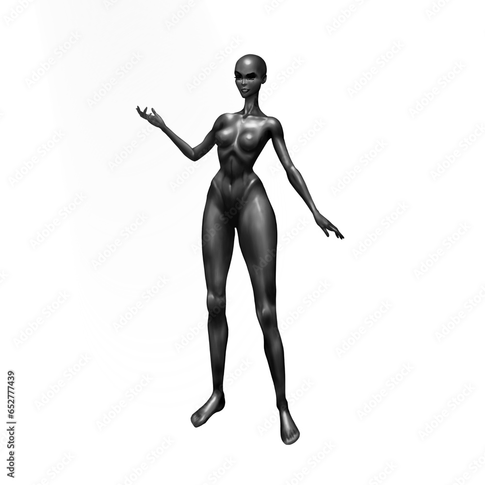 3d render of a person 