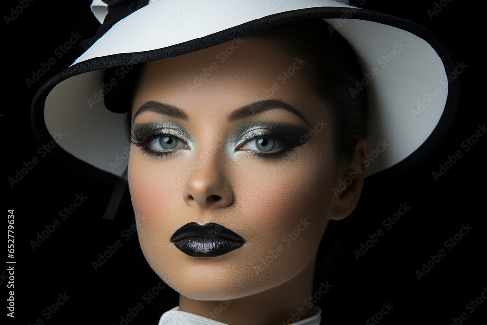 Celebrity inspired makeup recreation, Generative AI Celebrity inspired makeup recreation, Generative AI