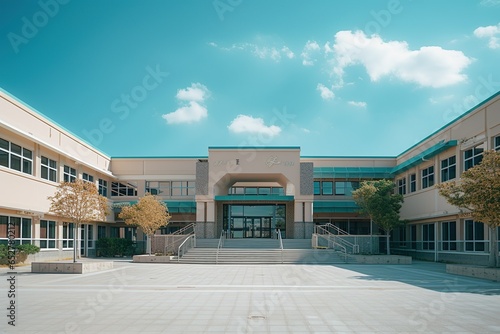 学校の校舎イメージ01 photo