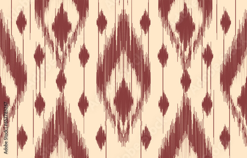 Ethnic abstract ikat art. Aztec ornament print. geometric ethnic pattern seamless  color oriental.  Design for background ,curtain, carpet, wallpaper, clothing, wrapping, Batik, vector illustration.