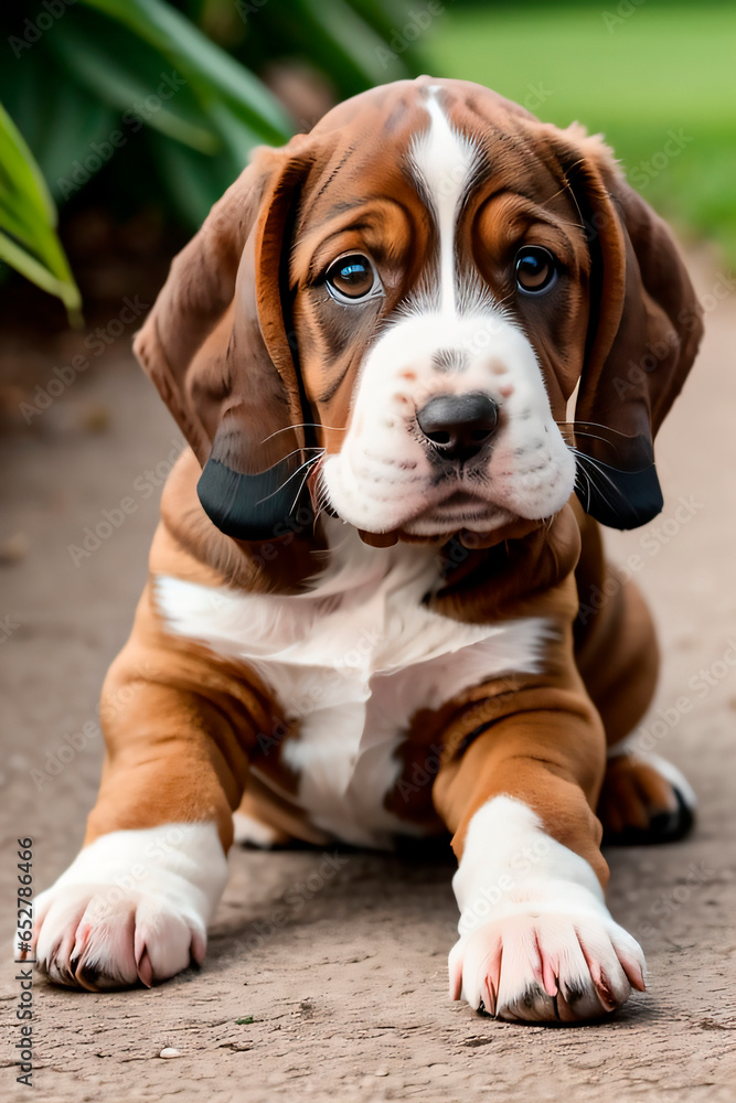 perro, beagle, animal, cachorro, mascota, - obrazy, fototapety, plakaty 