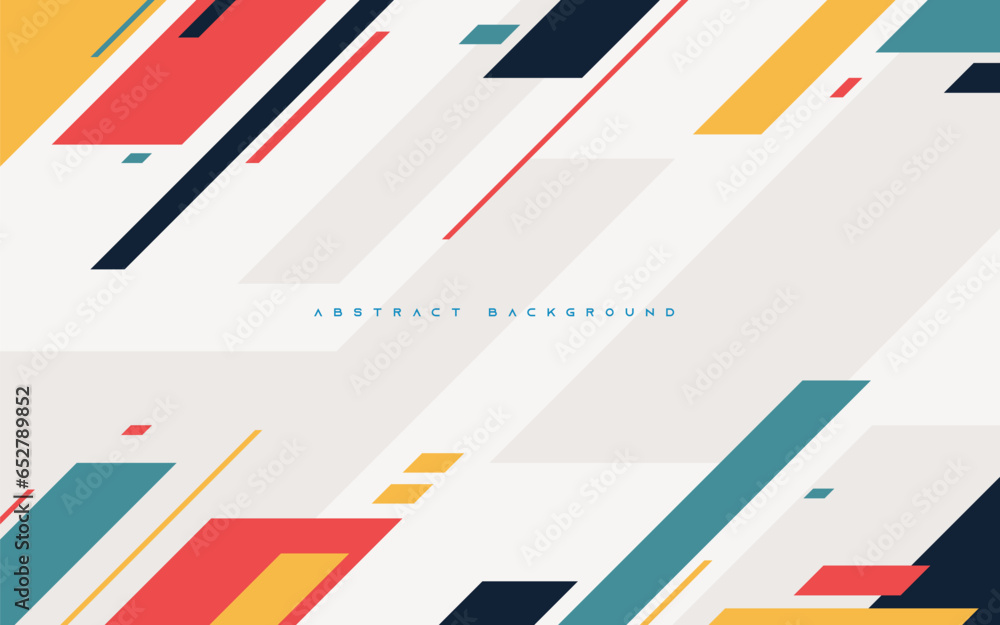 Abstract flat geometric background colorful shape Abstract flat geometric background colorful shape