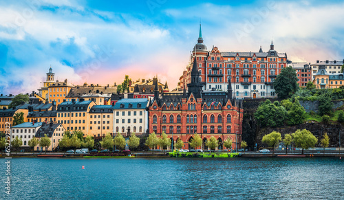 Stockholm Sweden old town. Sodermalm district.