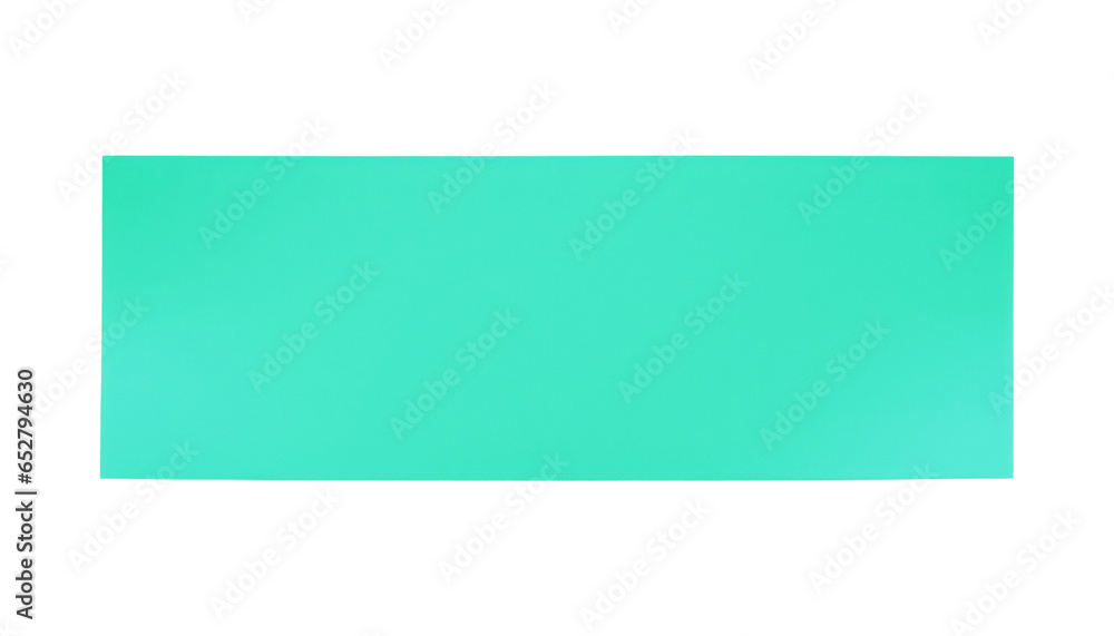 teal blank paper isolated on transparent background cutout teal blank paper isolated on transparent background cutout