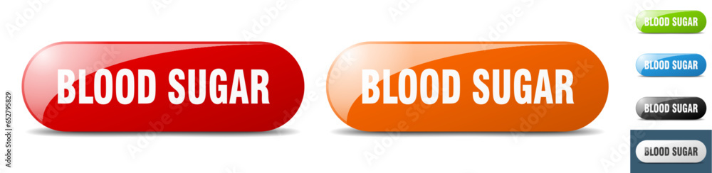 blood sugar button. key. sign. push button set blood sugar button. key. sign. push button set