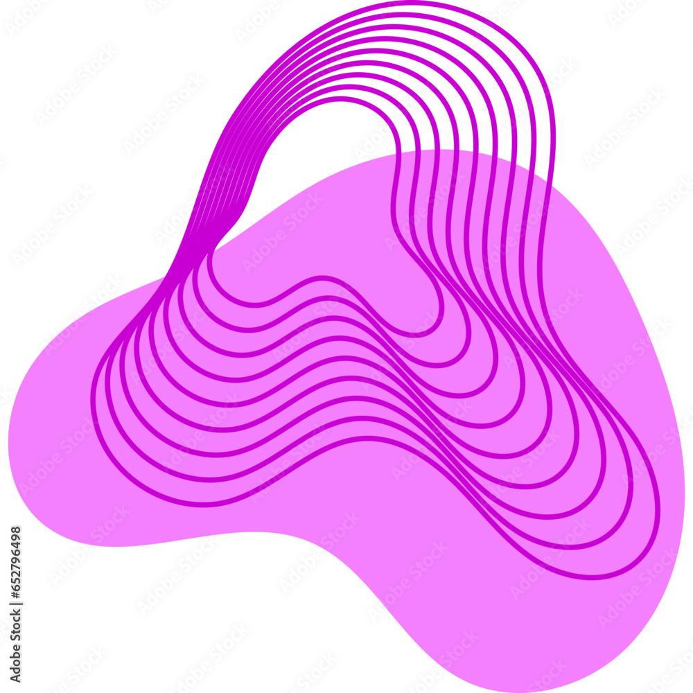 Obraz premium Blend Wave With Blob