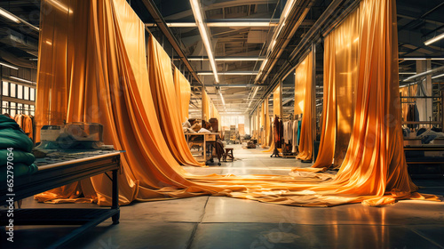 Dynamic world of fashion: behind the curtains of a large-scale garment factory,