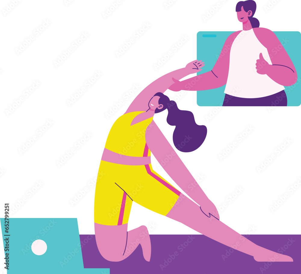 Online Class Yoga Pose Online Class Yoga Pose