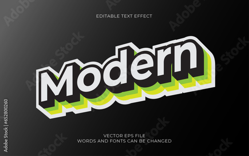 Modern Green Vector Text Effect. This sleek and contemporary text effect injects vibrancy into any design. Crafted using a vector-based approach, it guarantees scalability and crispness.