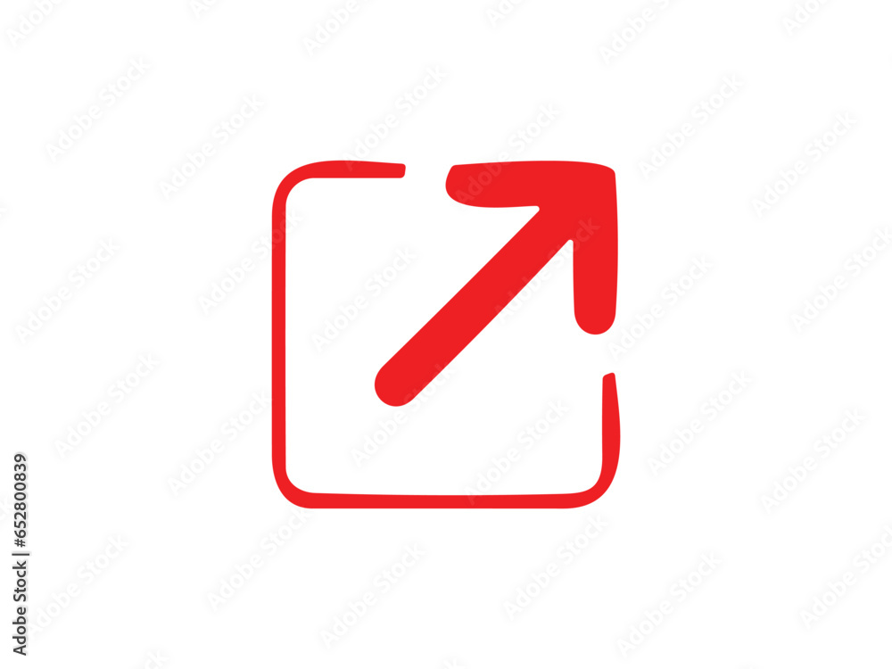 arrow icon on white background vector symbol arrow icon on white background vector symbol