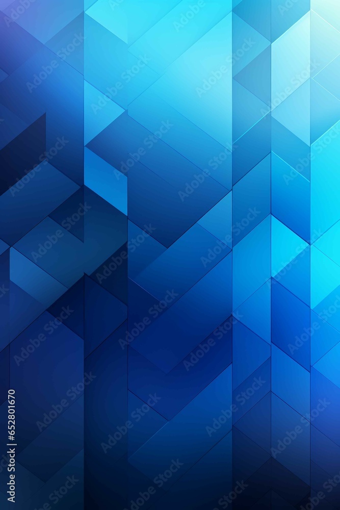 Fototapeta premium Blue Geometric Background