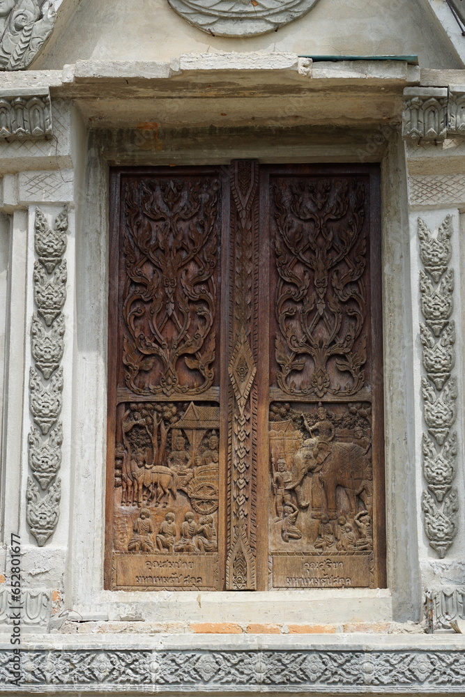 Fototapeta premium Thai Style wood carving 