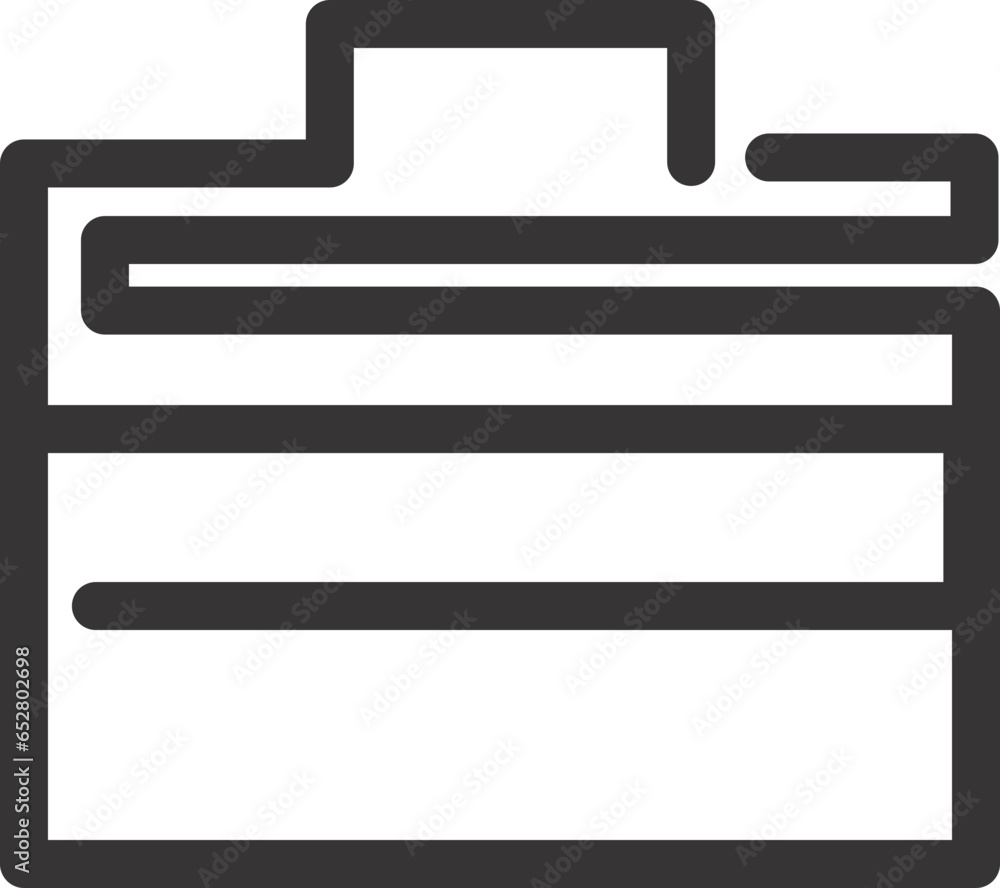 brief case icon black and white flat outline brief case icon black and white flat outline