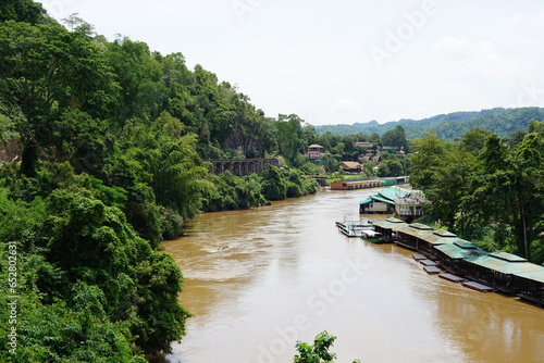 river in the village