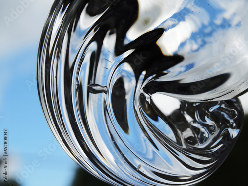 Glass in an Abstract Form