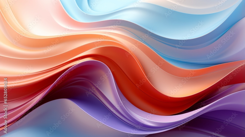 This abstract painting captivates the eye with its vibrant, undulating lines of color, evoking a sense of energy and joy This abstract painting captivates the eye with its vibrant, undulating lines of color, evoking a sense of energy and joy
