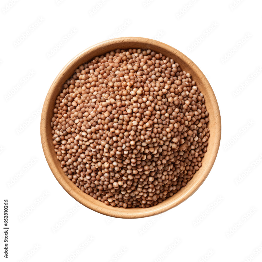 Buckwheat grain on transparent background Buckwheat grain on transparent background