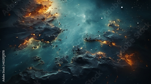 planet destroy galaxy sky, Generative Ai