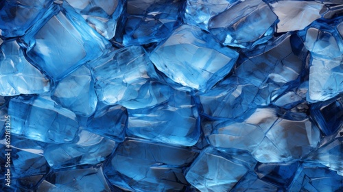 A dazzling quartz crystal sparkles in the sun, its ethereal blue hues seeming to freeze the surrounding air into a still, majestic pile of icy beauty