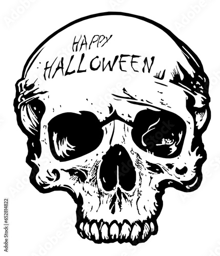 Crâne - Happy Halloween