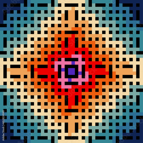 abstract background with squares