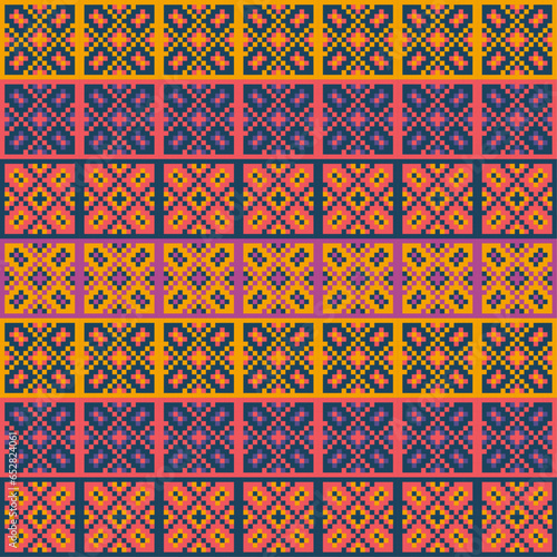 seamless pattern with shapes