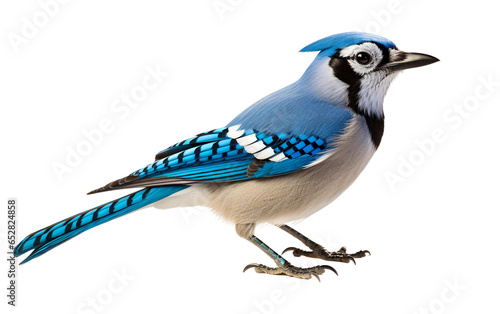 Blue Jay Cyanocitta Isolated on Transparent Background PNG. Generative AI