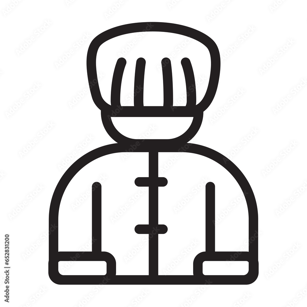 chef icon illustration chef icon illustration
