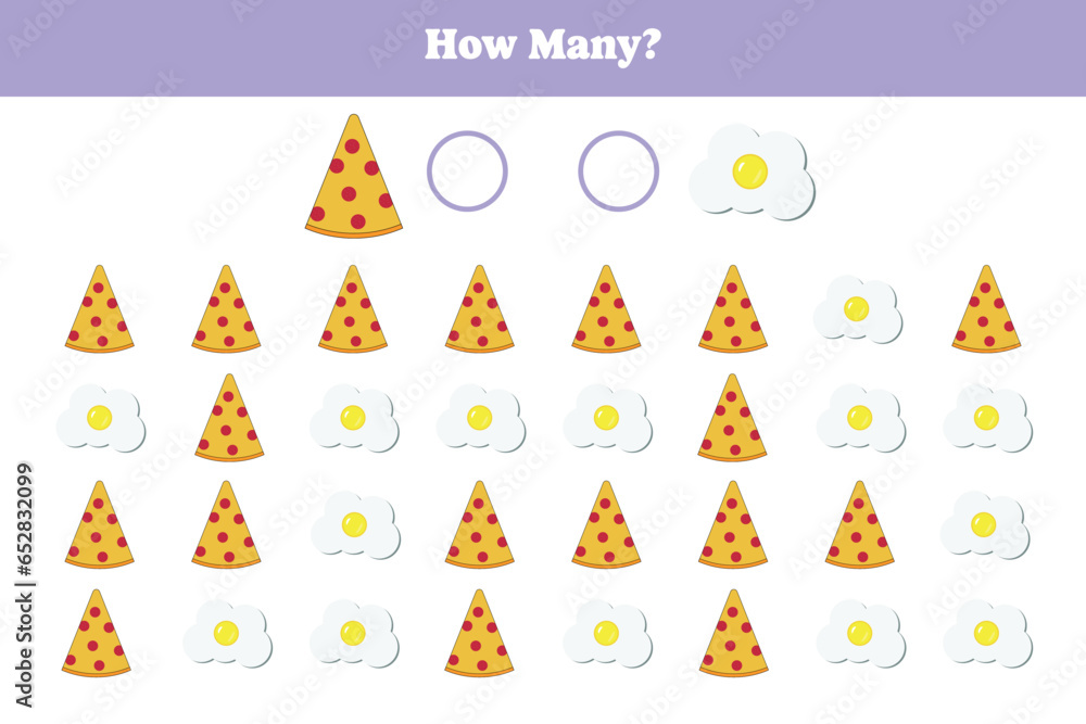 How many are there? Educational math game for kids. Printable worksheet design for preschool, kindergarten or elementary kids. How many are there? Educational math game for kids. Printable worksheet design for preschool, kindergarten or elementary kids.