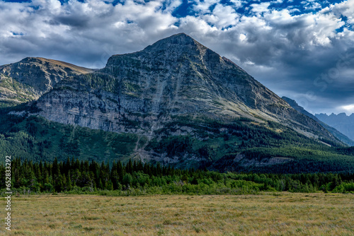 Many Glacier area in Glacier National Park