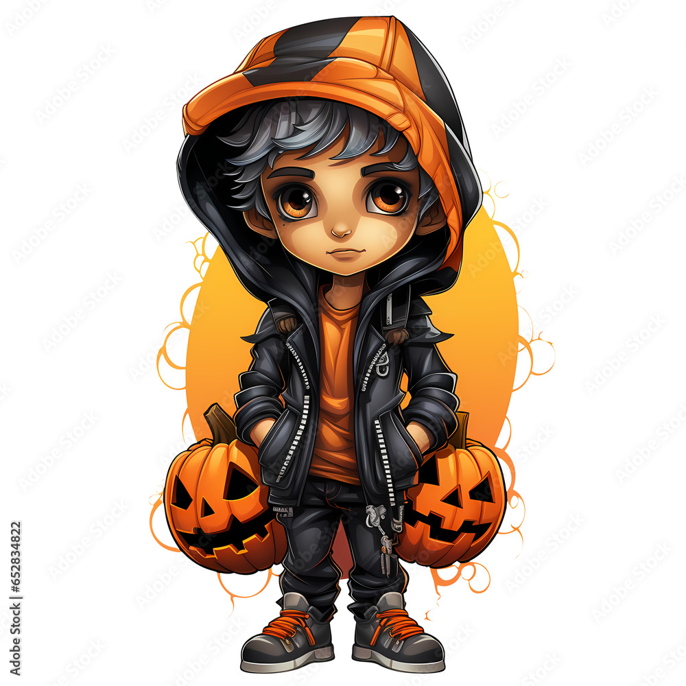 Young Halloween Clipart Illustration Young Halloween Clipart Illustration