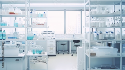 empty laboratory of modern scientific research, © XC Stock