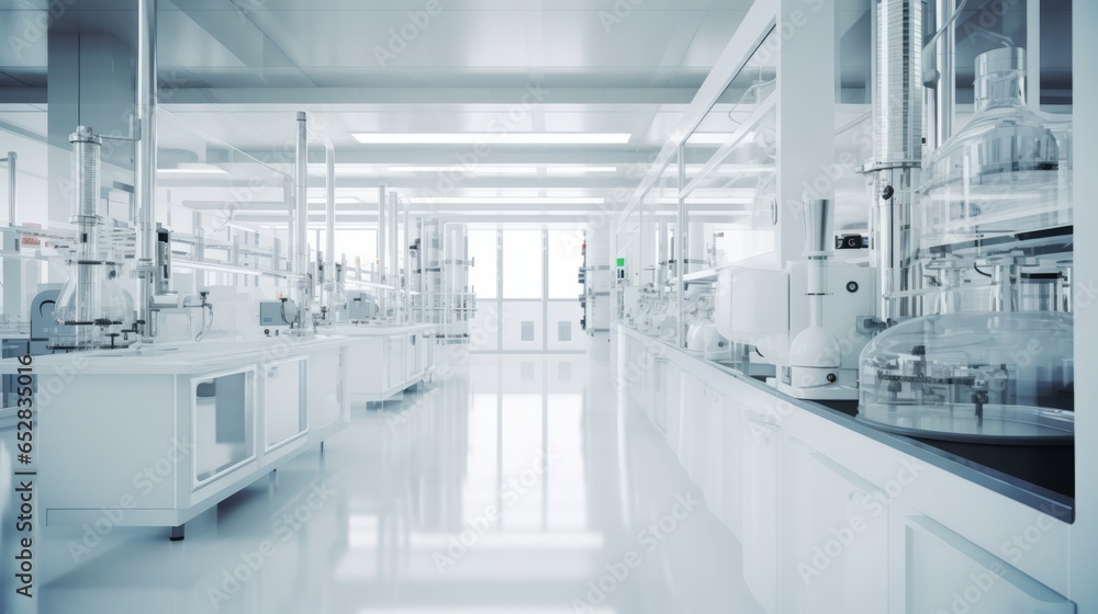 empty laboratory of modern scientific research, empty laboratory of modern scientific research,