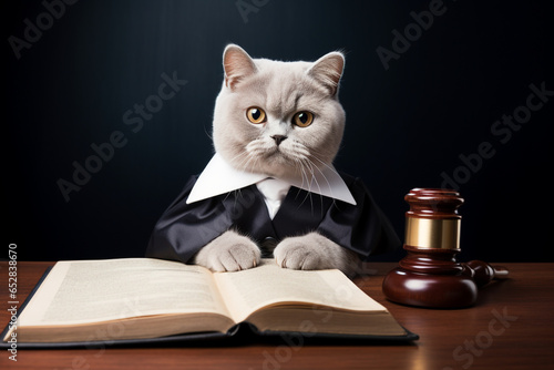 cat as a judge of justice