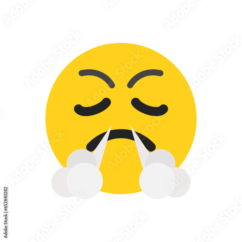 Frustrated Face - Emoticon