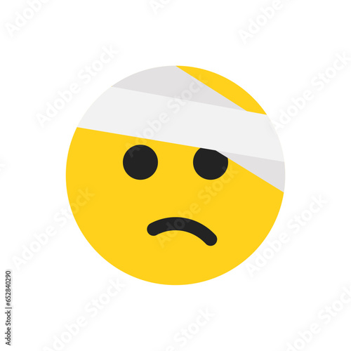 Injured Face - Emoticon