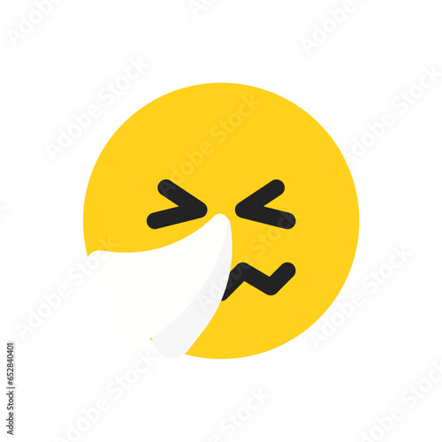 Allergy Face - Emoticon
