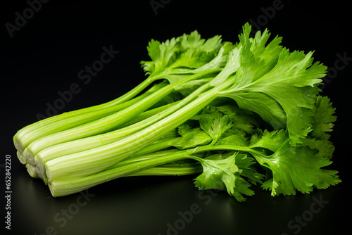fresh soup leaves on isolated background