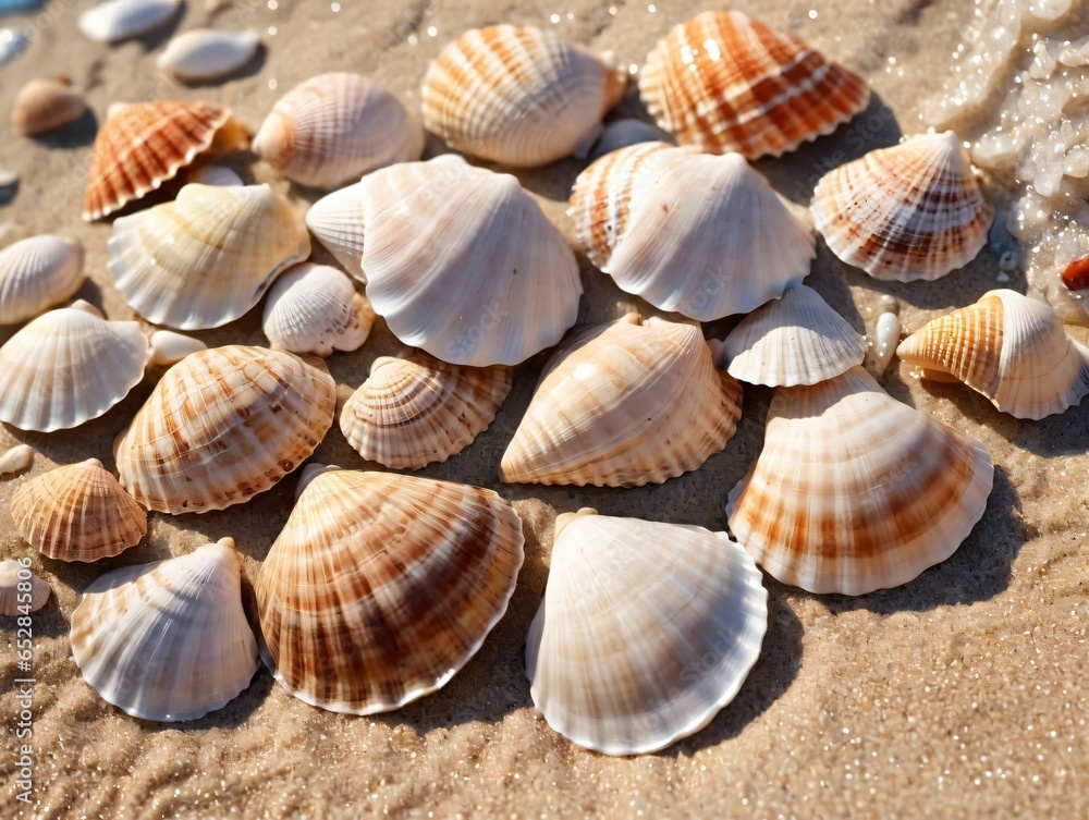 Shells On The Beach Shells On The Beach