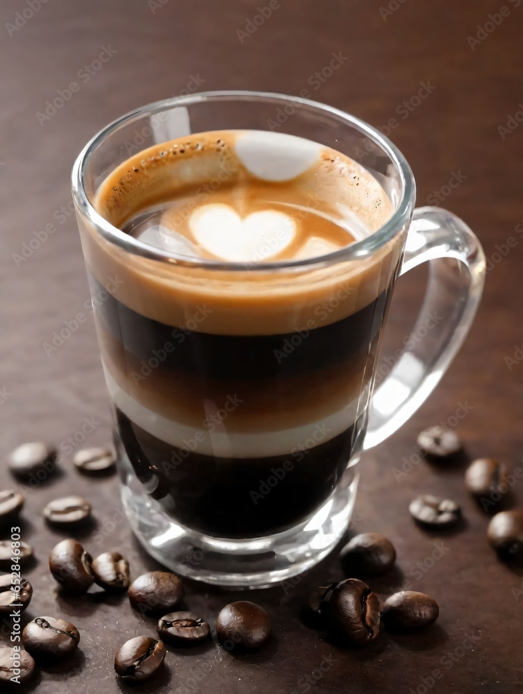 A Cup Of Coffee With A Heart In It A Cup Of Coffee With A Heart In It