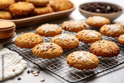 gluten-free baked goods on a cooling rack