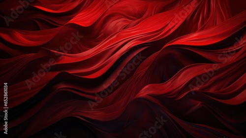 abstract red background with darker tones for depth and movement.