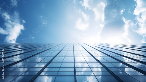 Building with sky and clouds background