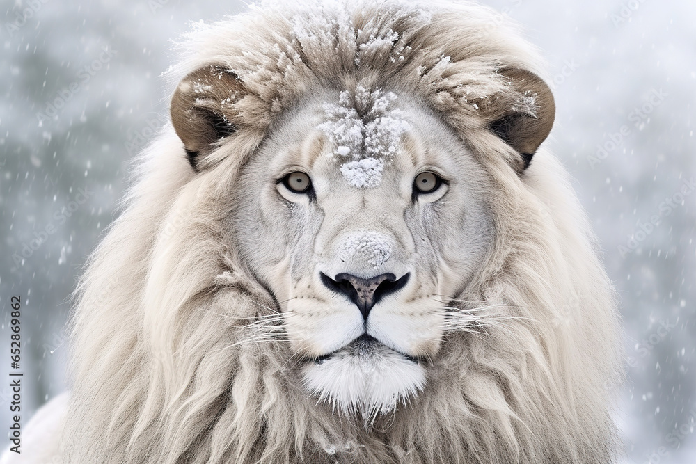 White Lion, Portrait Wildlife animal