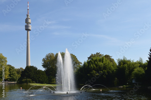 Florian Tower, 
Dortmund is one of the major Citys of the Ruhr Metropolis. A great attractionthe of Dortmund is the Westfalenpark with the Florian Tower. 