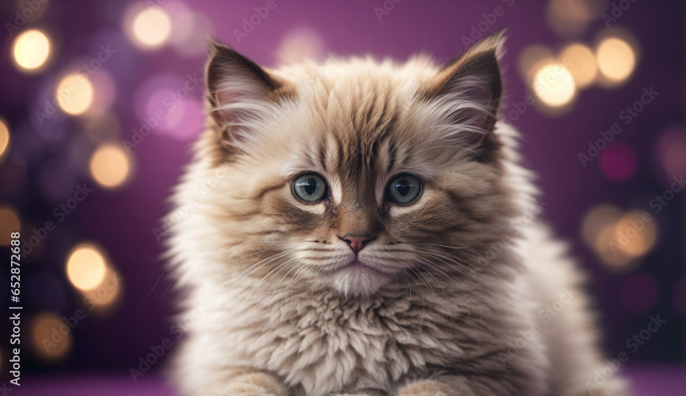 portrait of a ragdoll kitten portrait of a ragdoll kitten