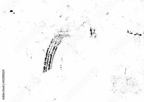 Abstract black and white background with grunge texture hand drawn illustration