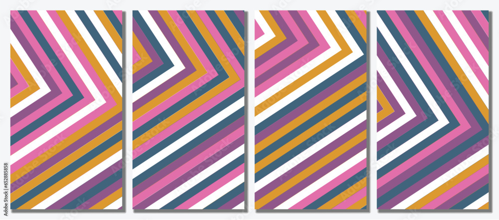 Abstract colorful template set background. Abstract colorful template set background.