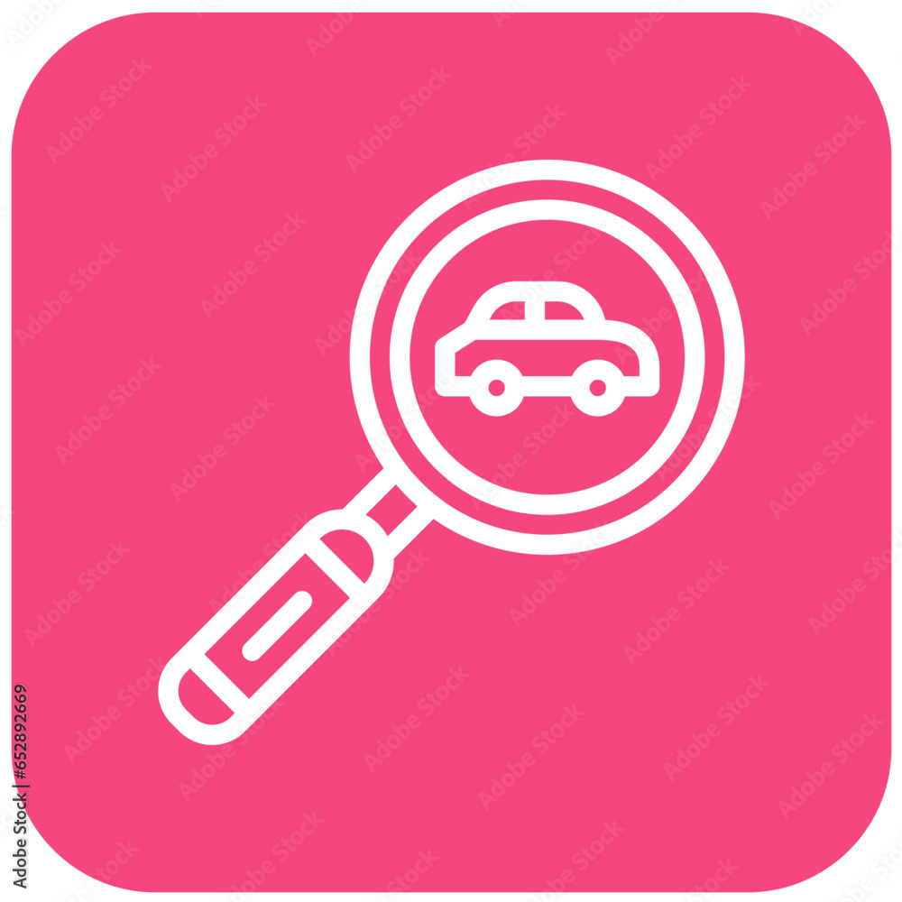 Car services search Vector Icon Design Illustration Car services search Vector Icon Design Illustration