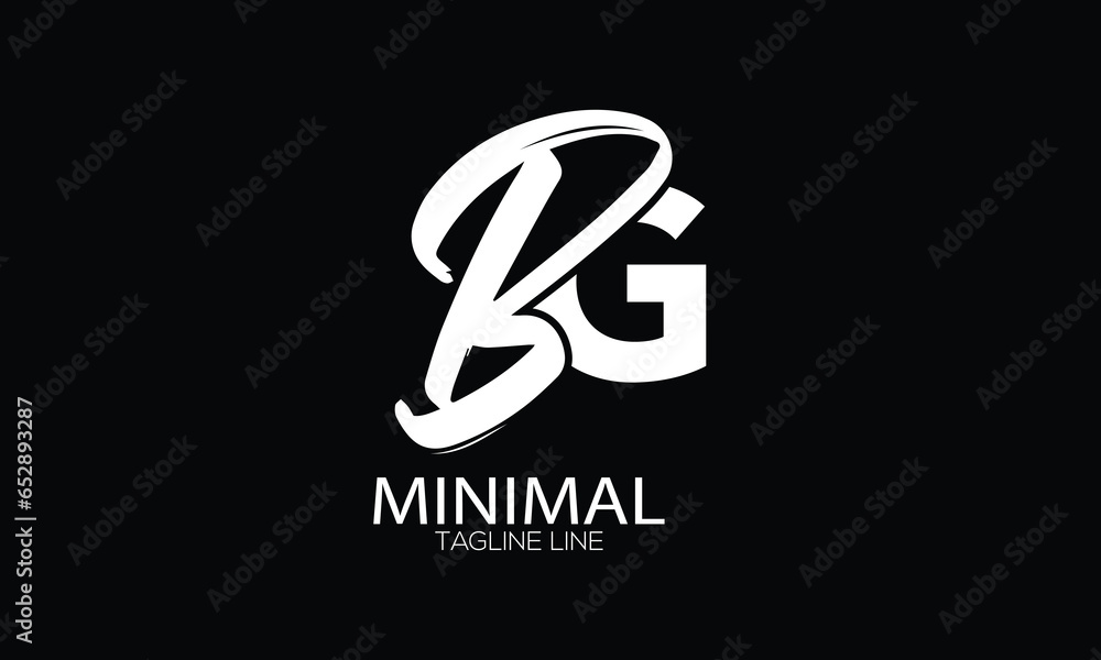 letter icon BG vector letter icon BG vector